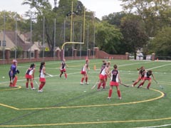 [photo, Girls' Field Hockey, Severn School, Severna Park, Maryland]