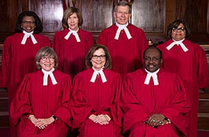 [photo, Court of Appeals Judges, Annapolis, Maryland, 2016]