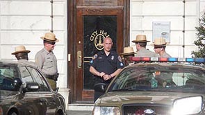 [photo, State Police, City Hall, Baltimore, Maryland]