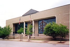 [photo, District Court, 120 East Chesapeake Ave., Towson, Maryland]